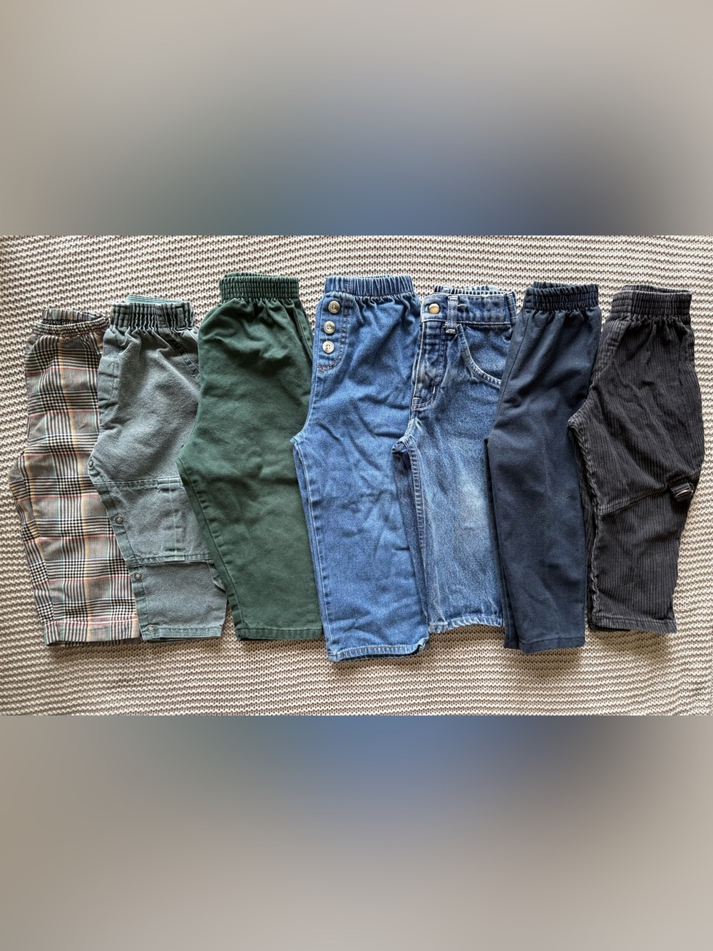 Bundle Lot of 7 Vintage Neutral Pants/Bottoms